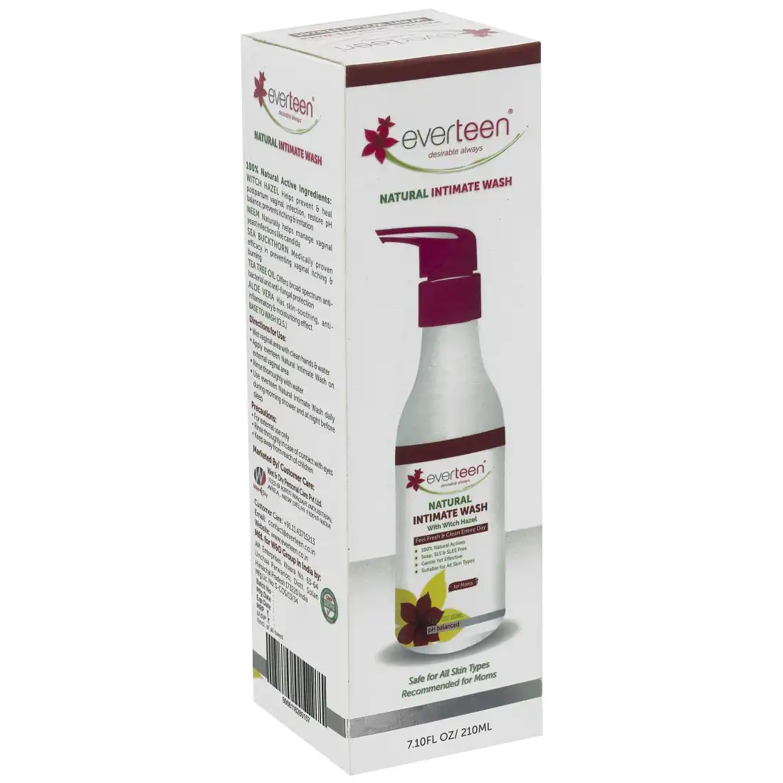 Everteen Witch Hazel Intimate Wash For Moms - Natural Feminine Hygiene - Image 11