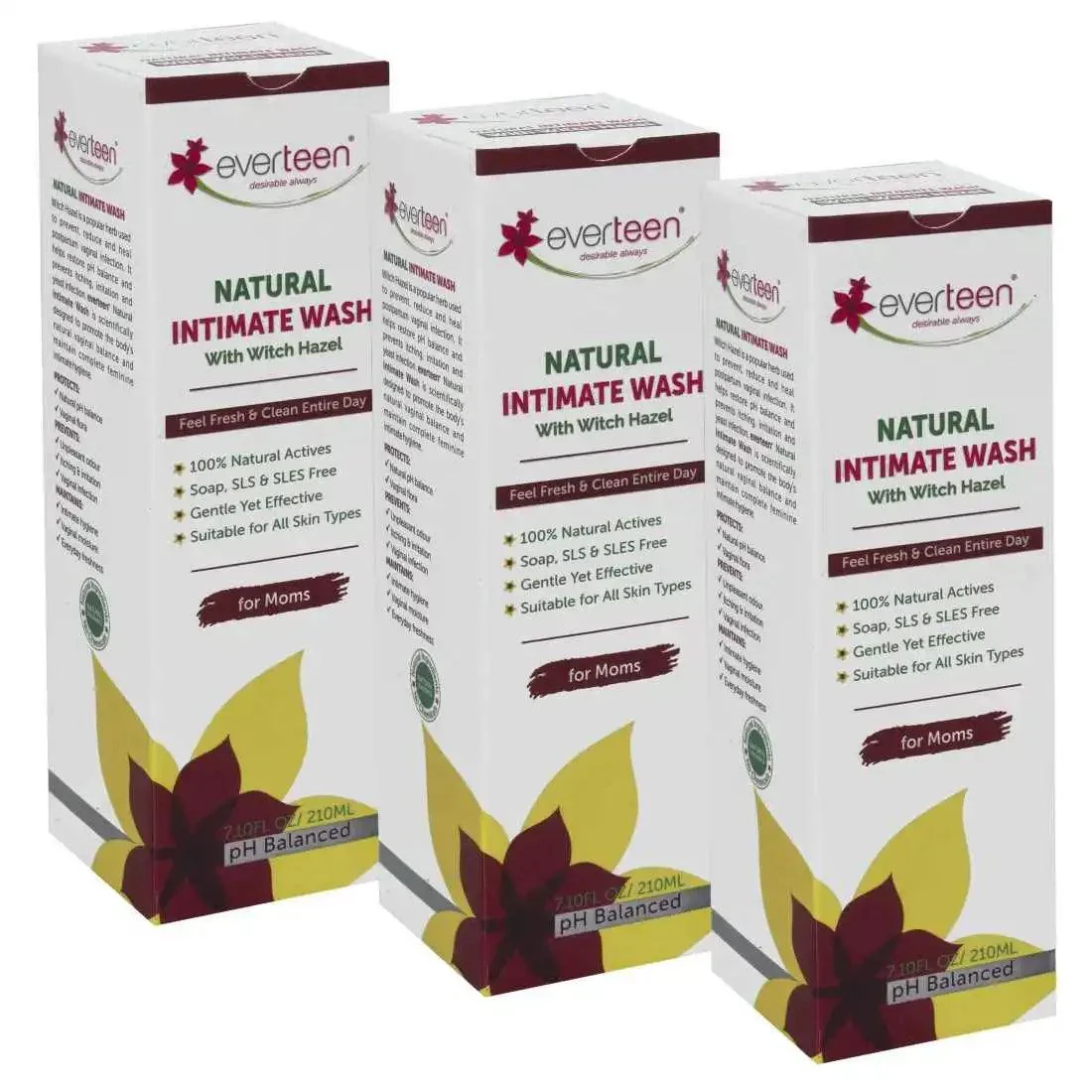 Everteen Witch Hazel Intimate Wash For Moms - Natural Feminine Hygiene - Image 8