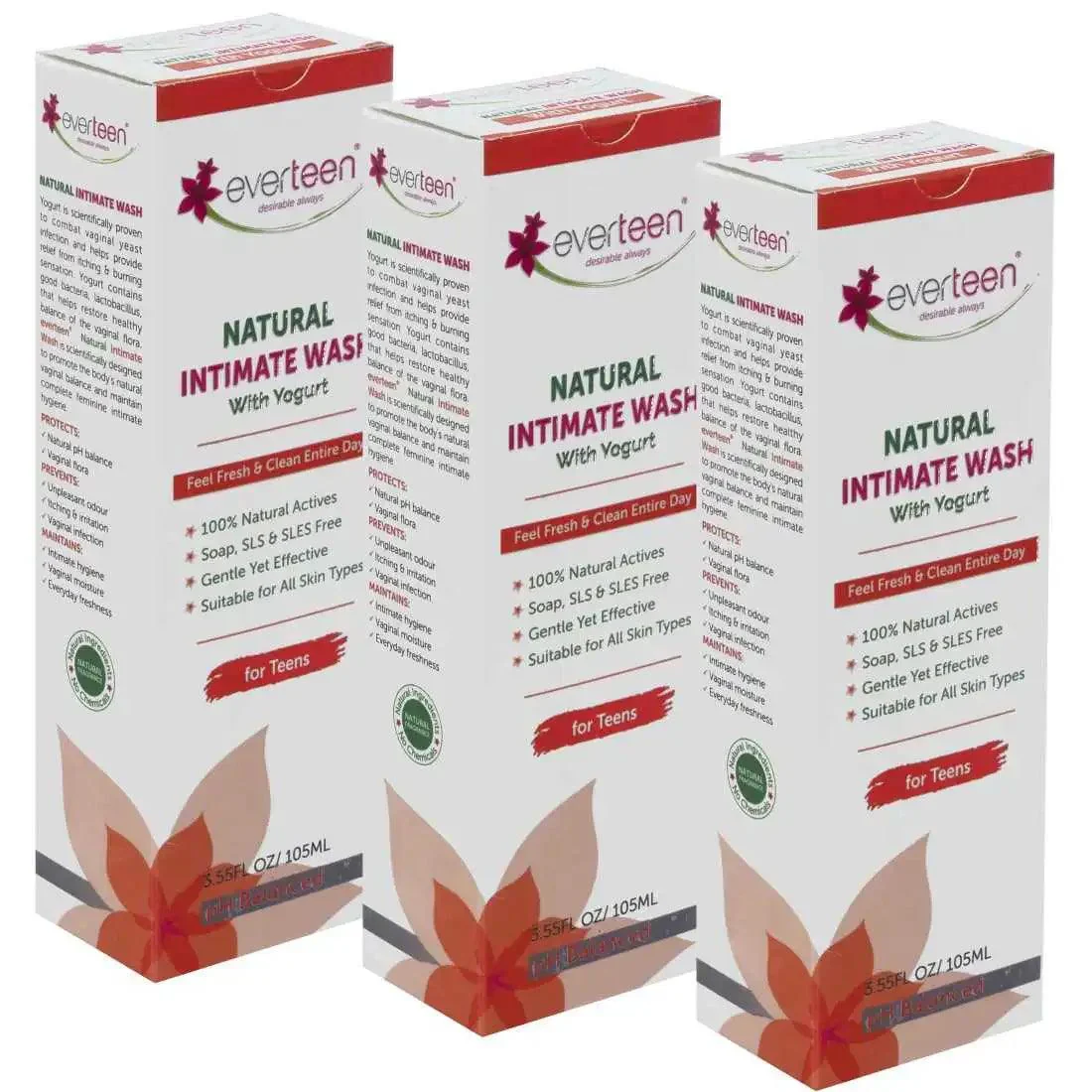 everteen Yogurt Intimate Wash for Teens - Natural Feminine Intimate Hygiene - Image 8