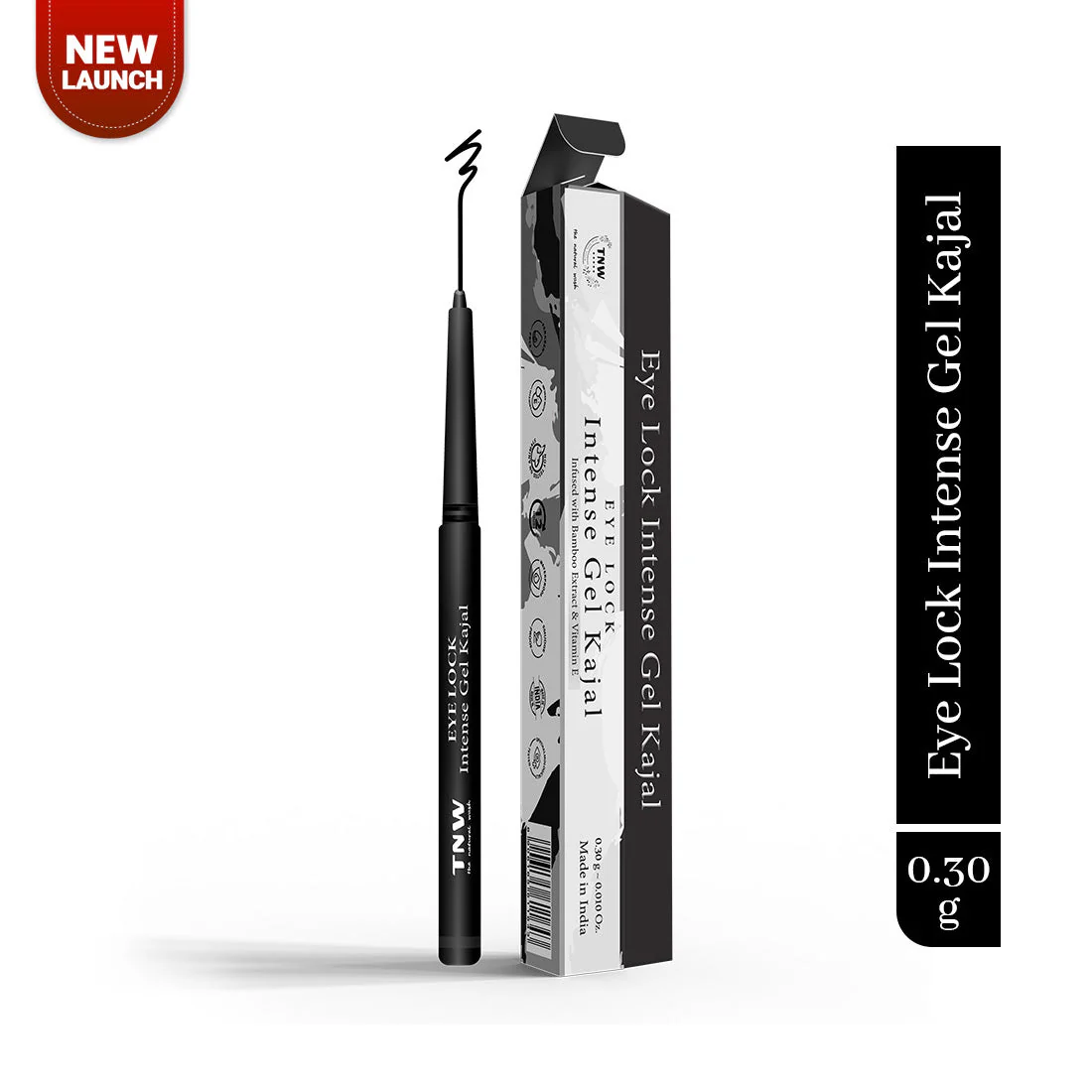 Eye Lock Intense Gel Kajal | Long-Lasting, Waterproof & Smudge-Proof - Image 10