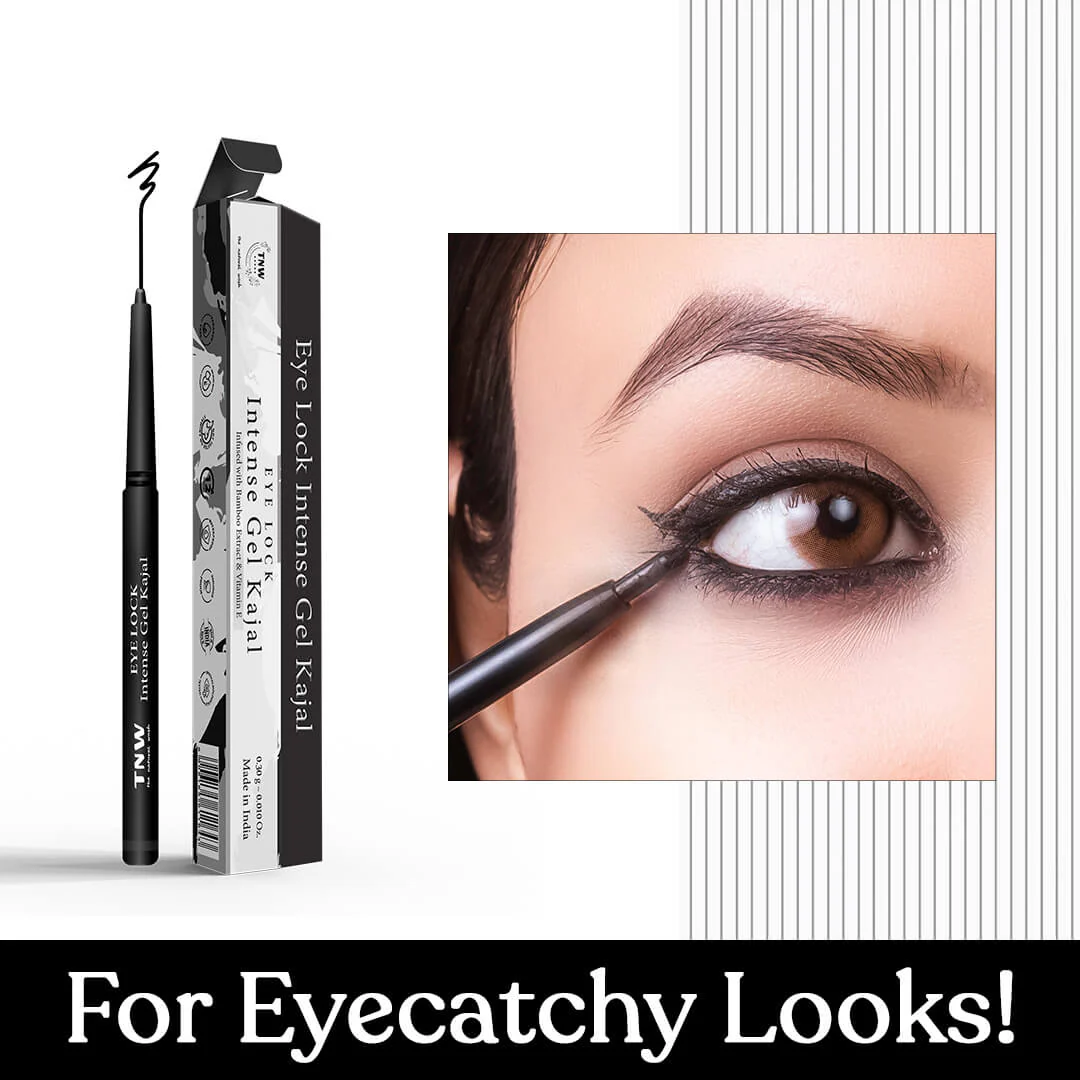 Eye Lock Intense Gel Kajal | Long-Lasting, Waterproof & Smudge-Proof - Image 8