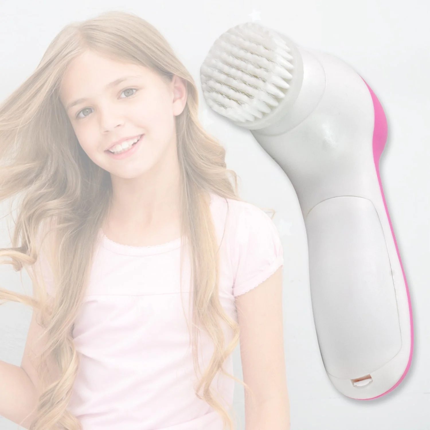 Facial Beauty Brush, Face Massager (1 Pc / With 2 AA Battery Included) - Image 3