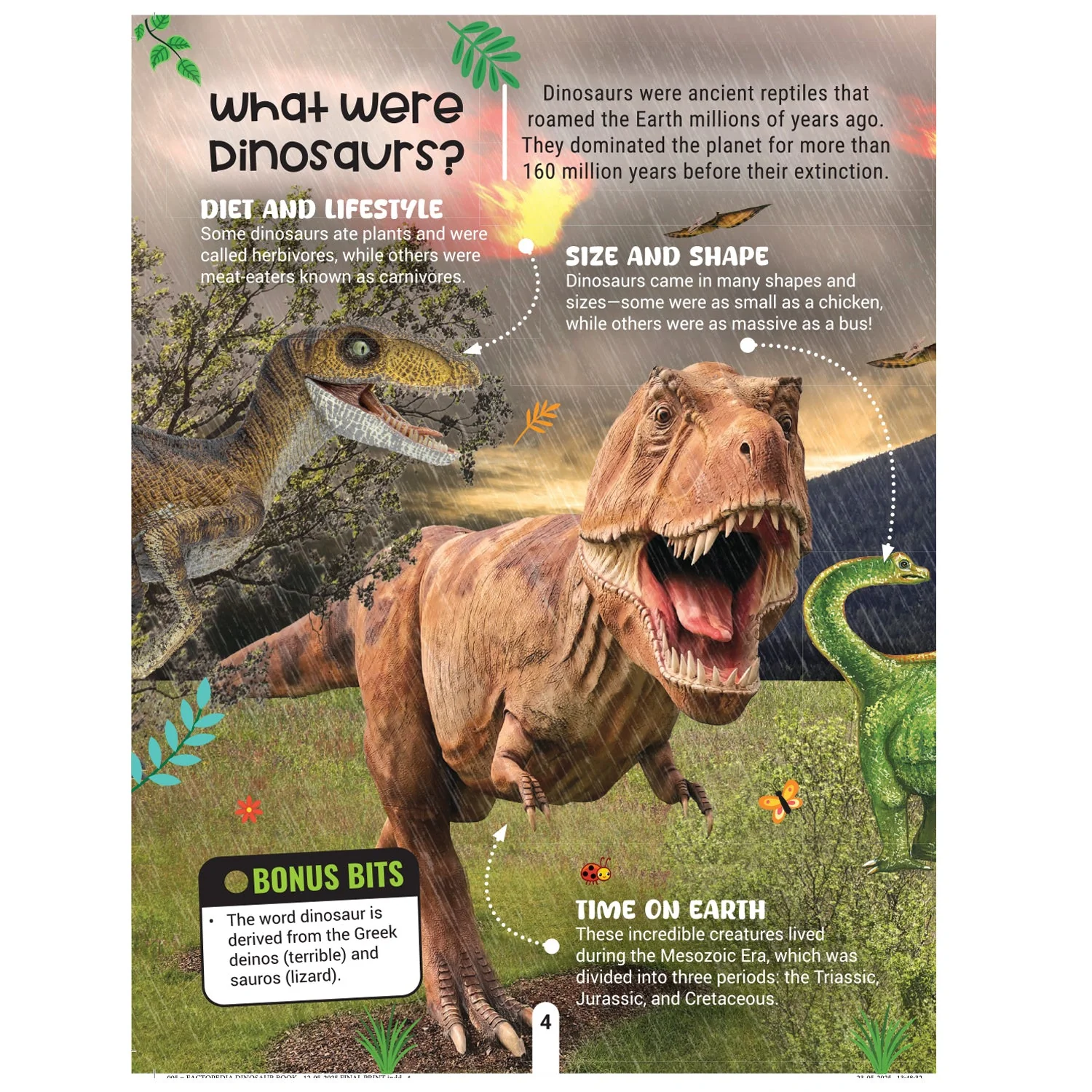 Factopedia: Dino Discovery – Fascinating Dinosaur Facts for Kids Age 6+ | Learn About Prehistoric Giants with Fun, Easy-to-Understand Info - Image 5