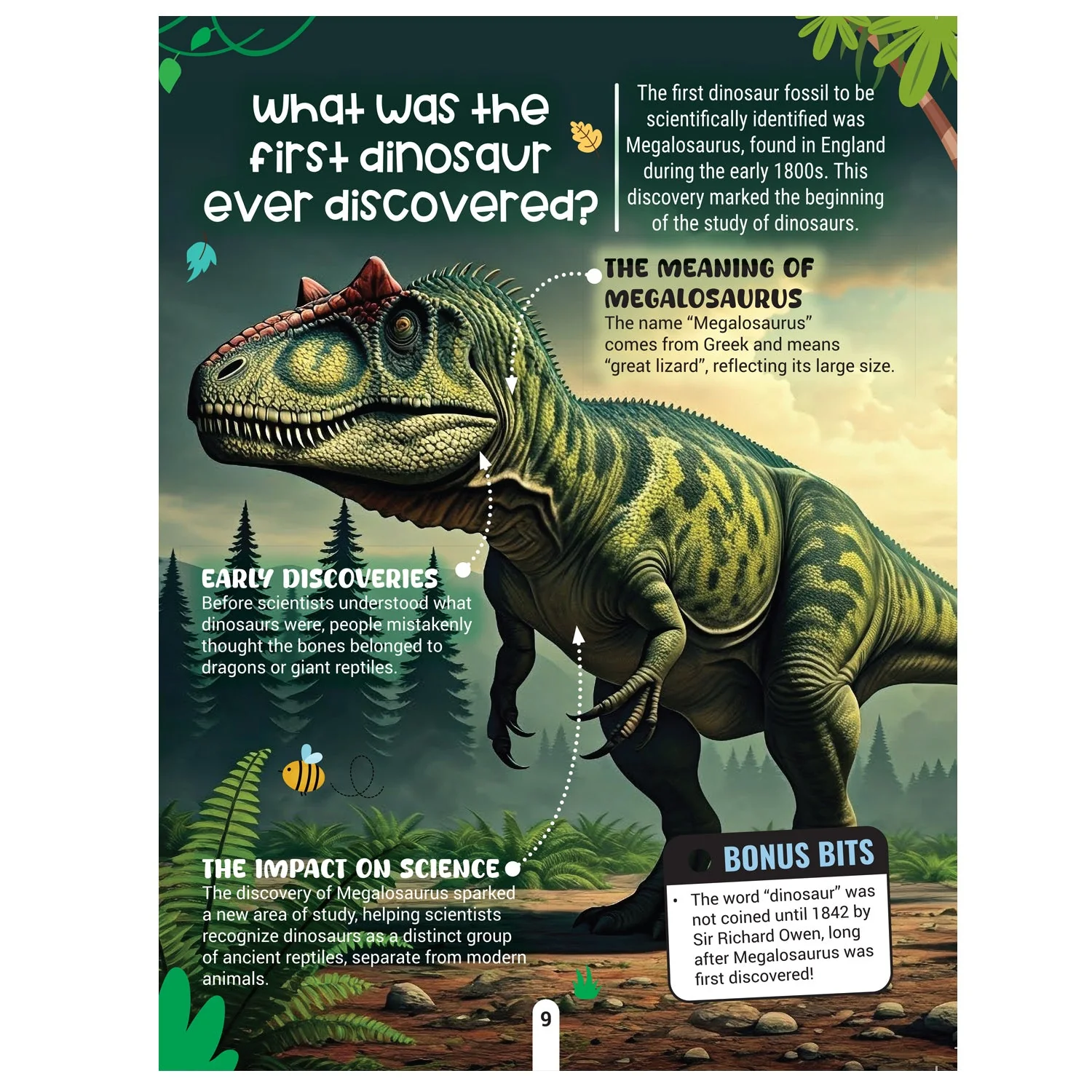 Factopedia: Dino Discovery – Fascinating Dinosaur Facts for Kids Age 6+ | Learn About Prehistoric Giants with Fun, Easy-to-Understand Info - Image 9