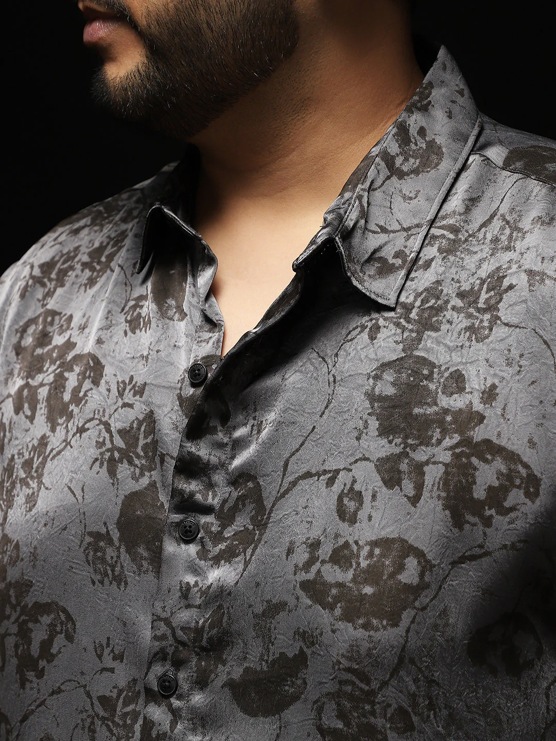 Faded-Flora Jacquard Shirt - Image 7