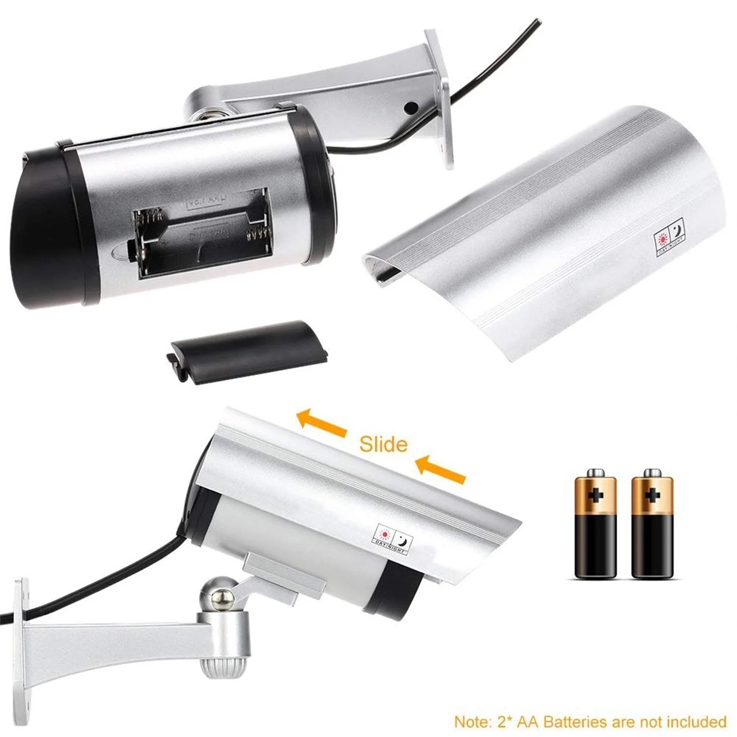FakeCam: Dummy CCTV Bullet Camera with Flashing LED Indication - Image 4