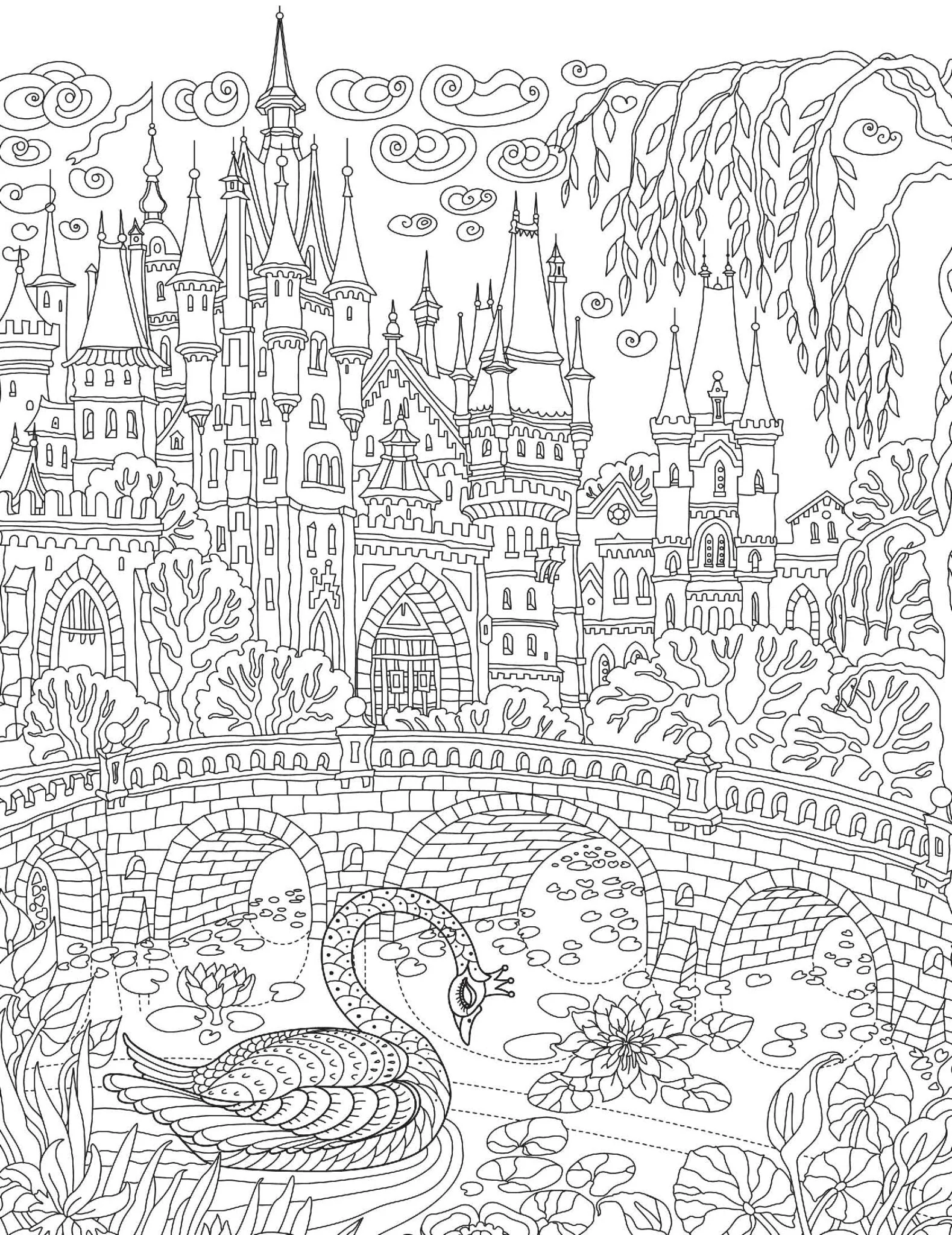 Fantasy – Colouring Book for Adults - Image 3