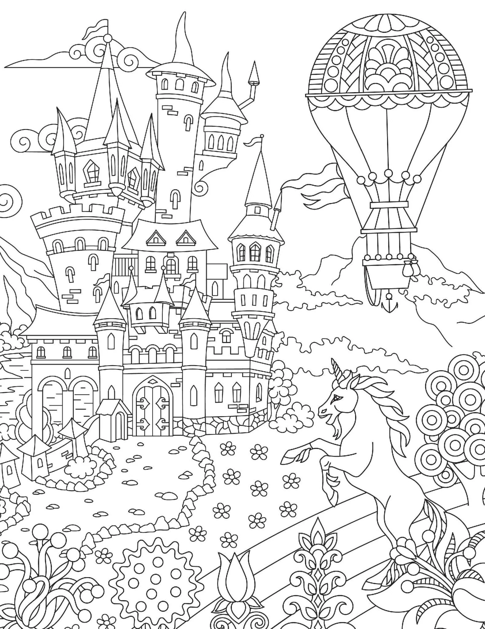 Fantasy – Colouring Book for Adults - Image 5