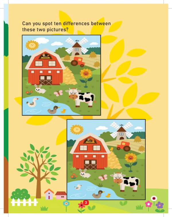 Farm Activity and Colouring Book- Die Cut Animal Shaped Book - Image 6