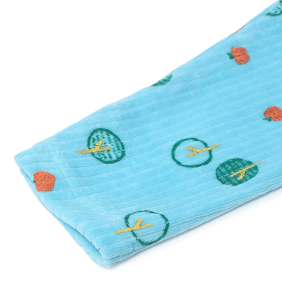 Farm Friends Front Open Printed Blue Baby Girl Dress - Image 8