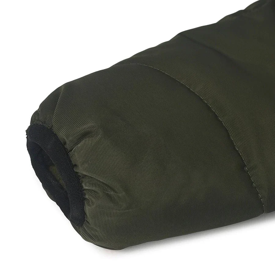 Farm Friends Hooded Green Puffer Jacket For Kids - Image 6