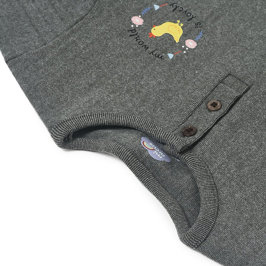 Farm Friends Knitted Baby Thermal Sweatshirt With Jogger Set - Image 8