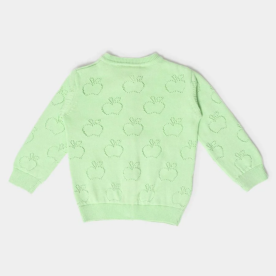 Farm Friends Knitted Cardigan For Kids Girl - Image 3