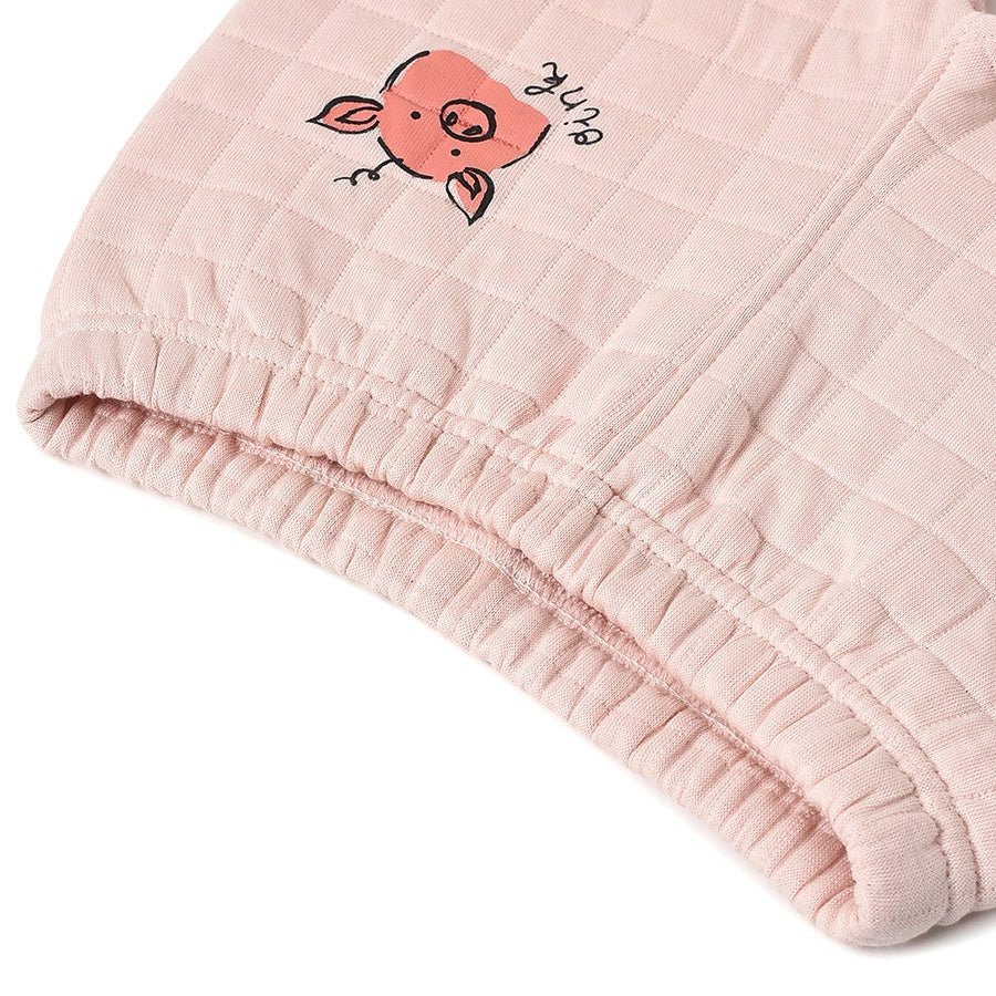 Farm Friends Pink Top With Baby Pyjama Quilted Set - Image 11