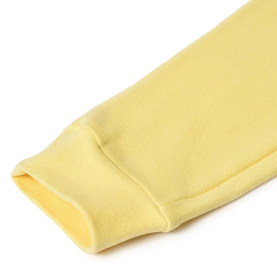 Farm Friends Yellow Knitted Thermal Top & Baby Pajama Set - Image 13