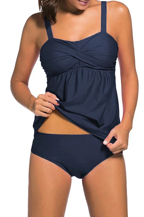 Fema Navy Blue Tankini Set - Image 2