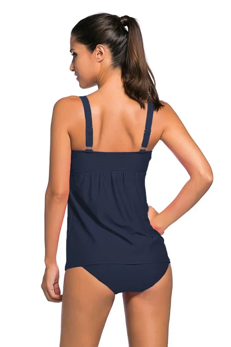 Fema Navy Blue Tankini Set - Image 3