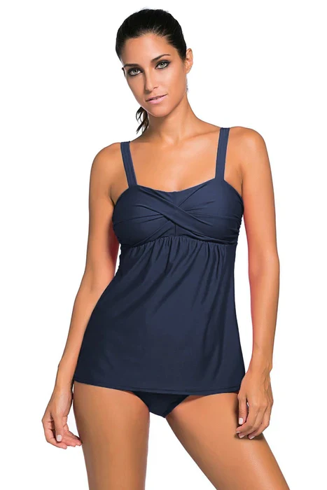 Fema Navy Blue Tankini Set - Image 4