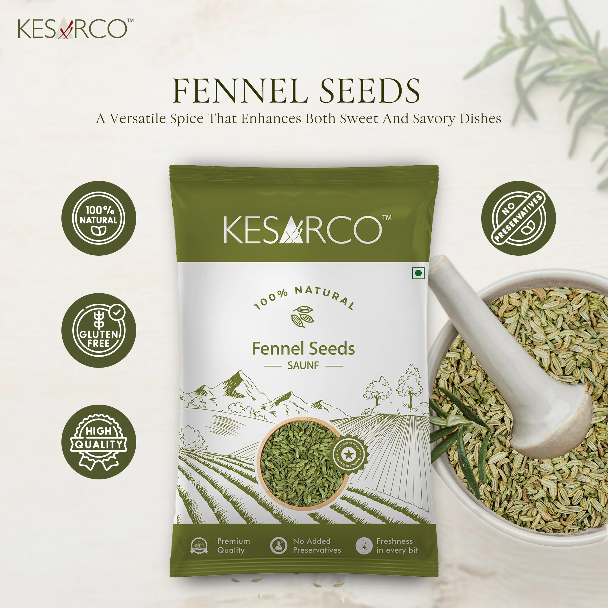 Fennel Seeds (Saunf) - Image 3