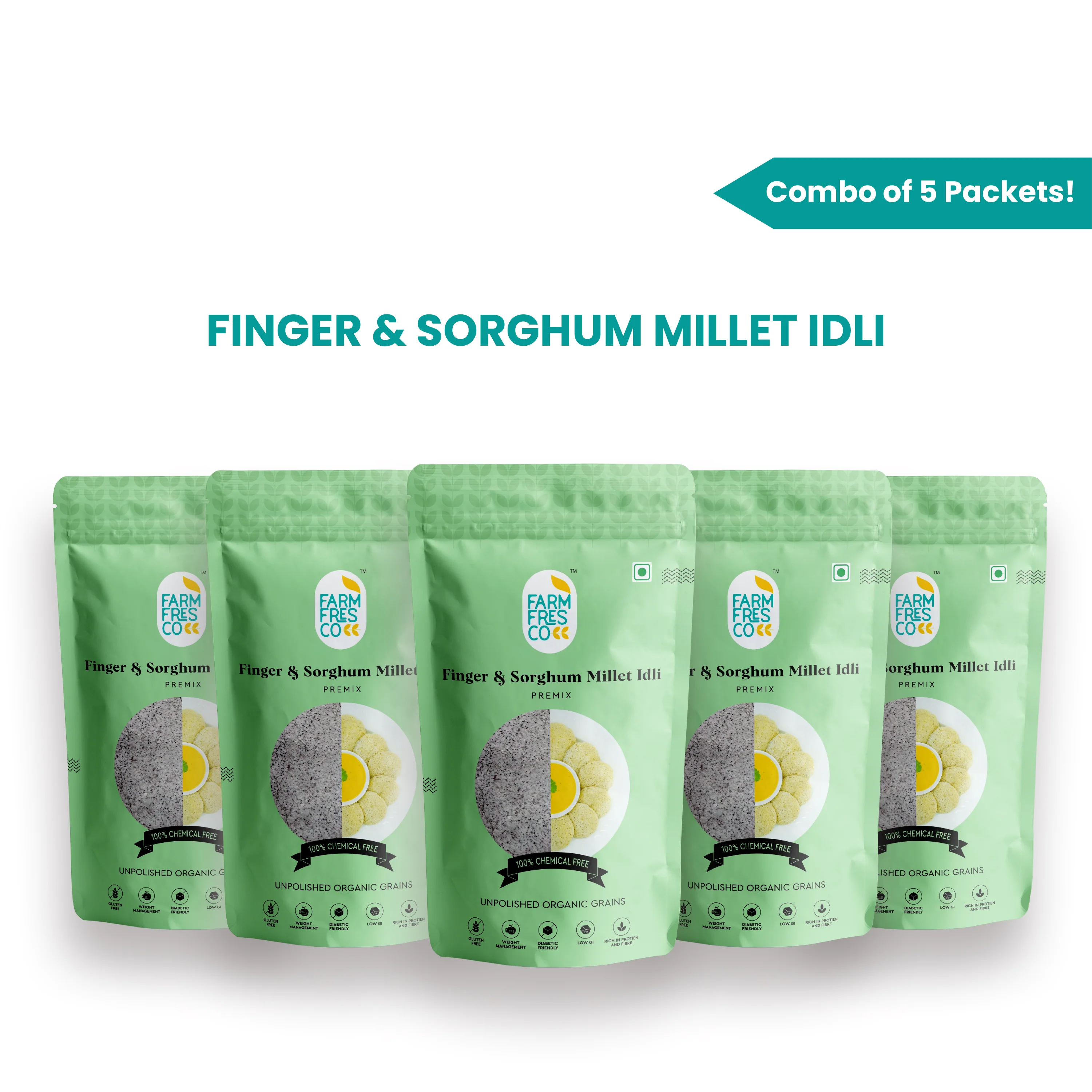 Finger & Sorghum Millet Idli (Ragi & Jowar Idli) | 165g, Pack of 1 - Image 12