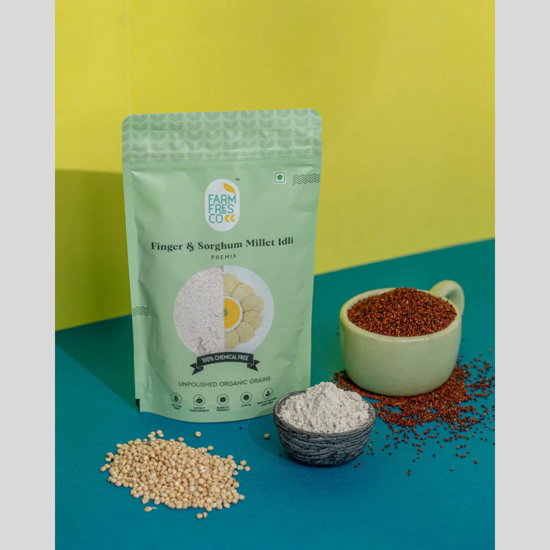 Finger & Sorghum Millet Idli (Ragi & Jowar Idli) | 165g, Pack of 1 - Image 2
