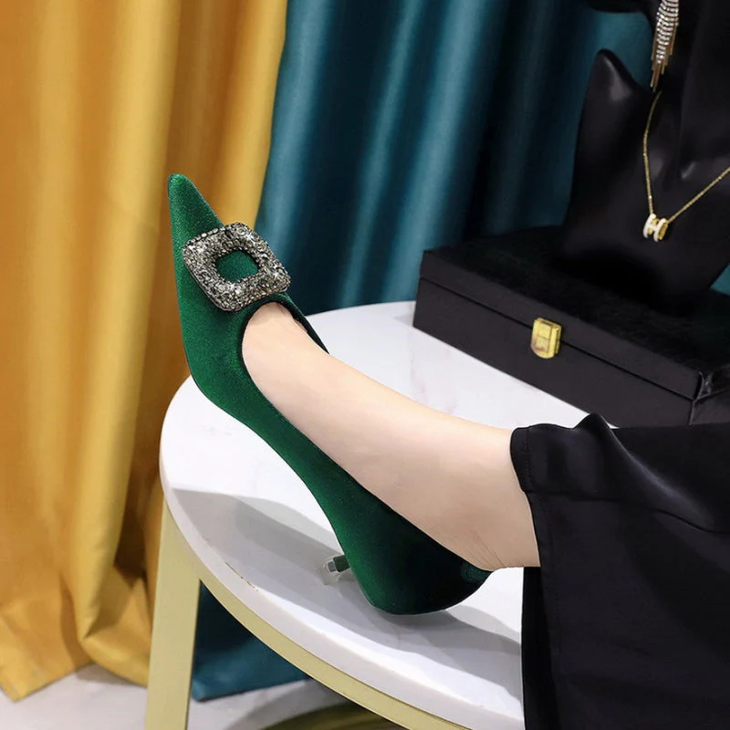 Fiona Buckled Kitten Shoes - Image 3