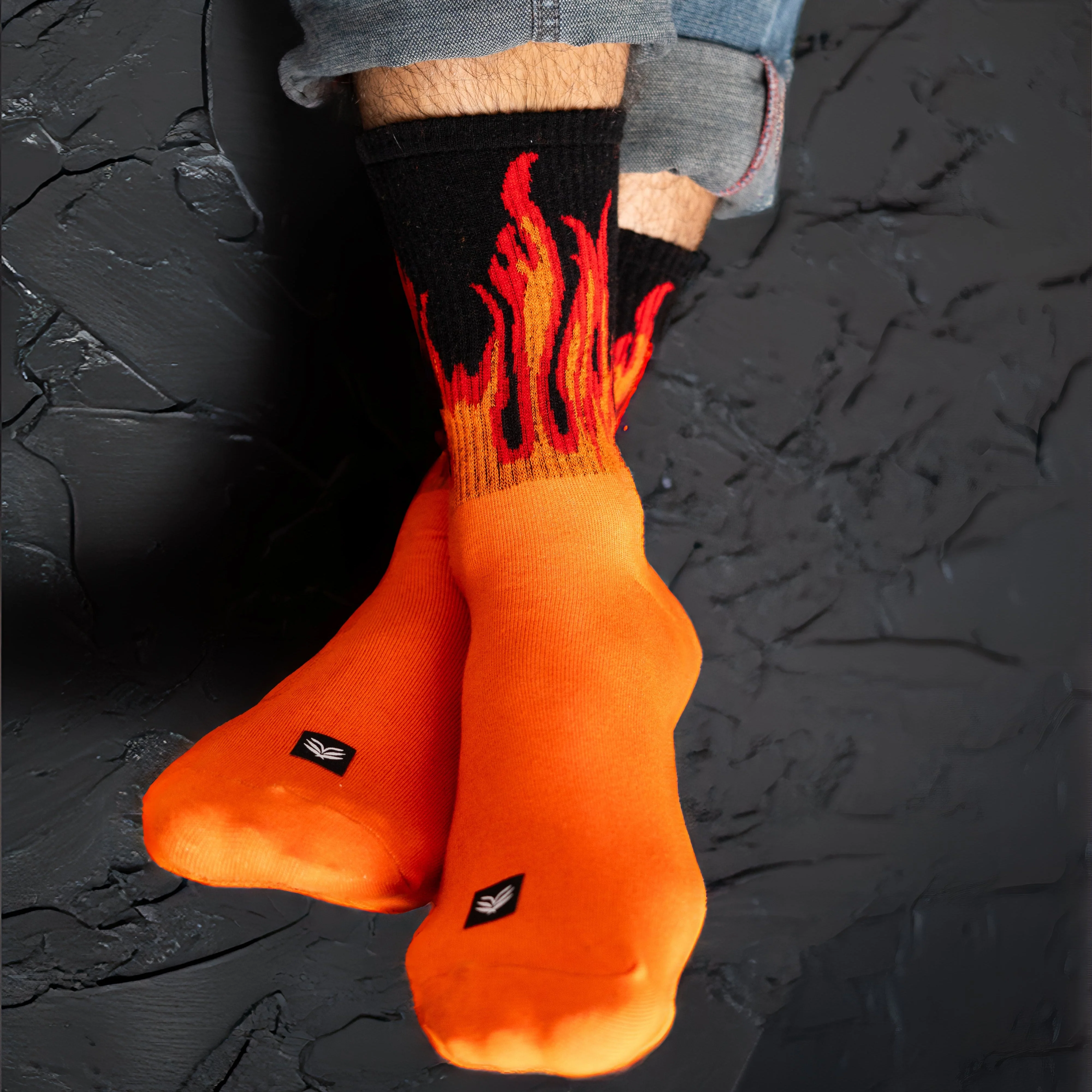 FIRE EDITION - ORANGE/BLACK - RED FLAMES - Image 2