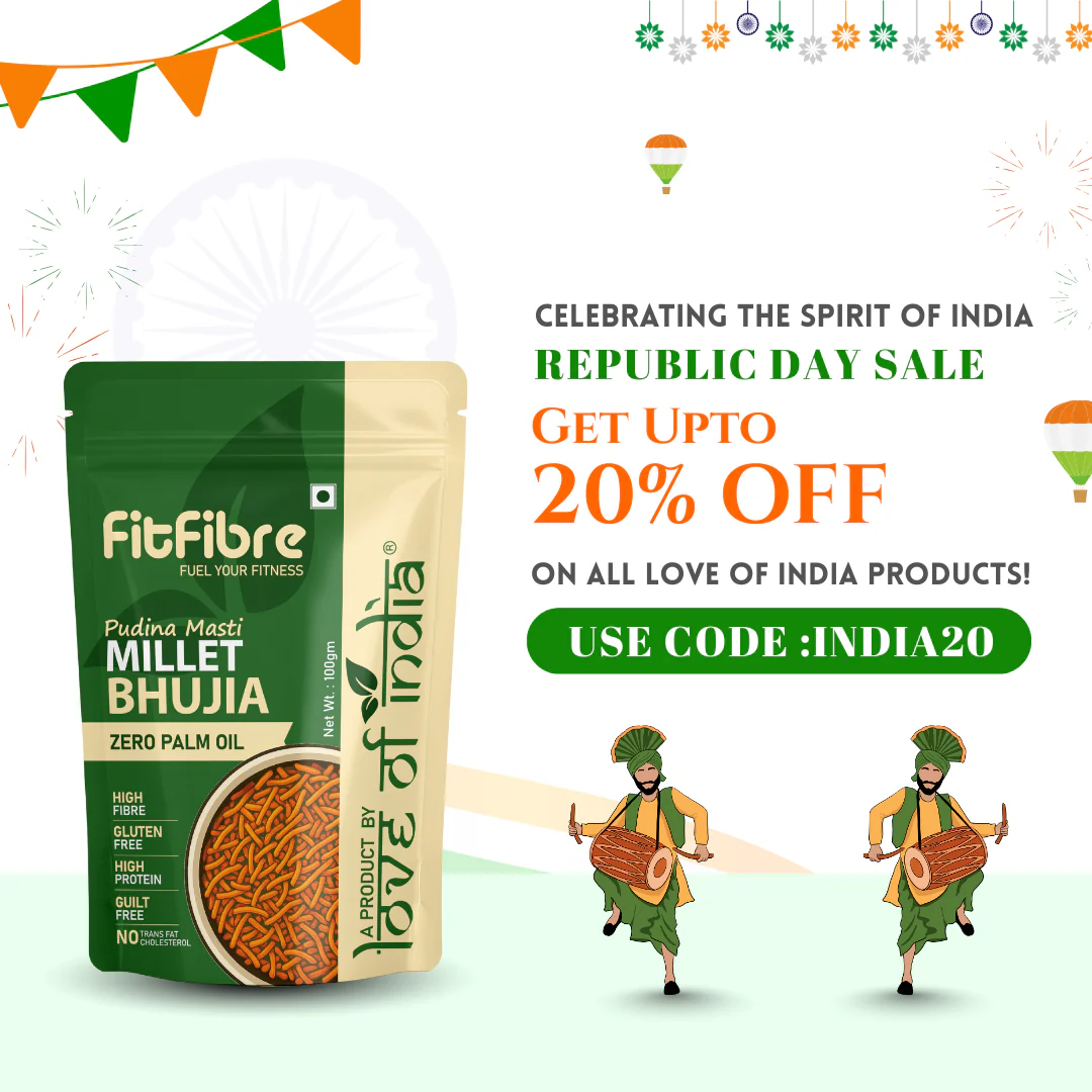FitFibre Pudina Masti Bhujia – Refreshing Twist to Your Favourite Snack - Image 10
