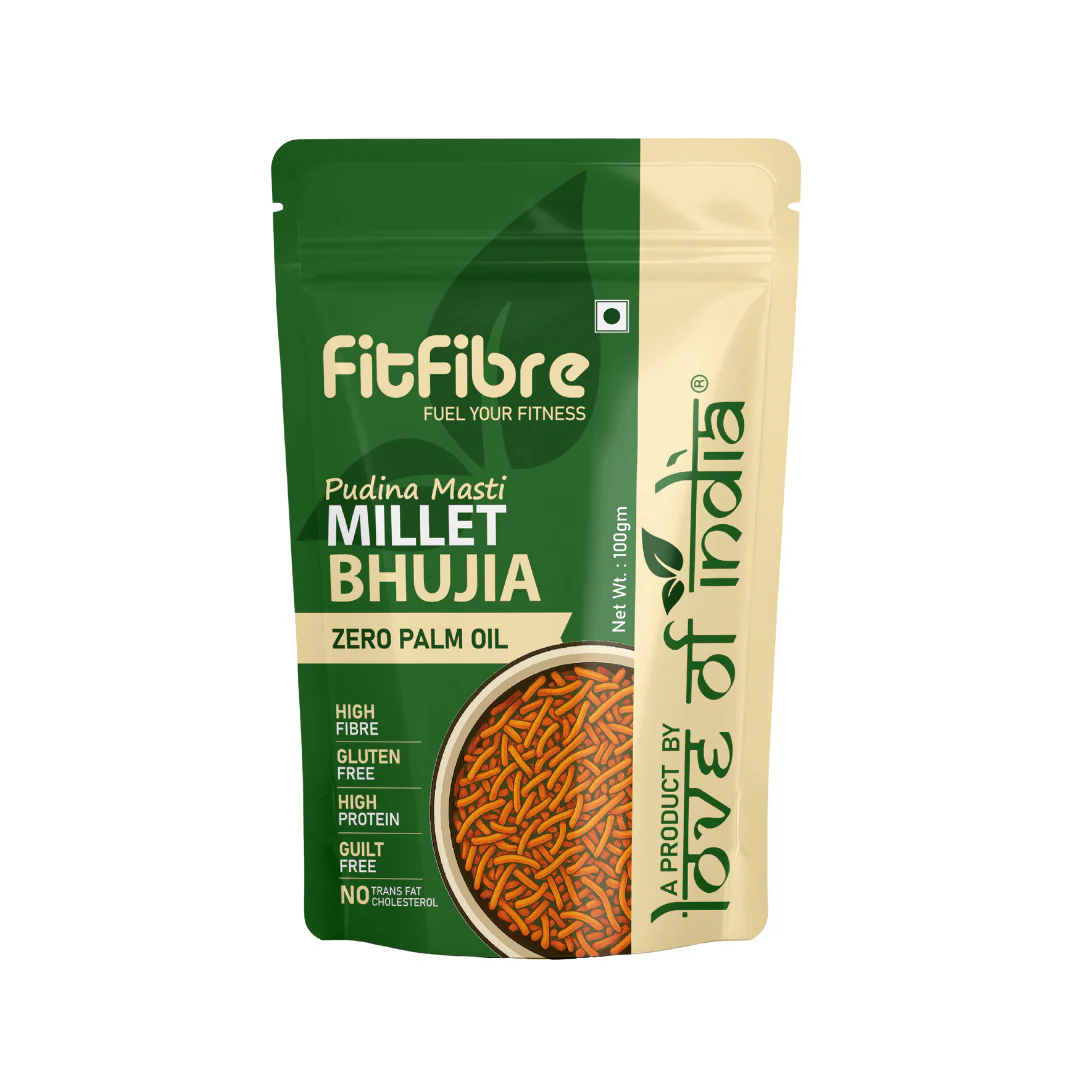 FitFibre Pudina Masti Bhujia – Refreshing Twist to Your Favourite Snack - Image 8