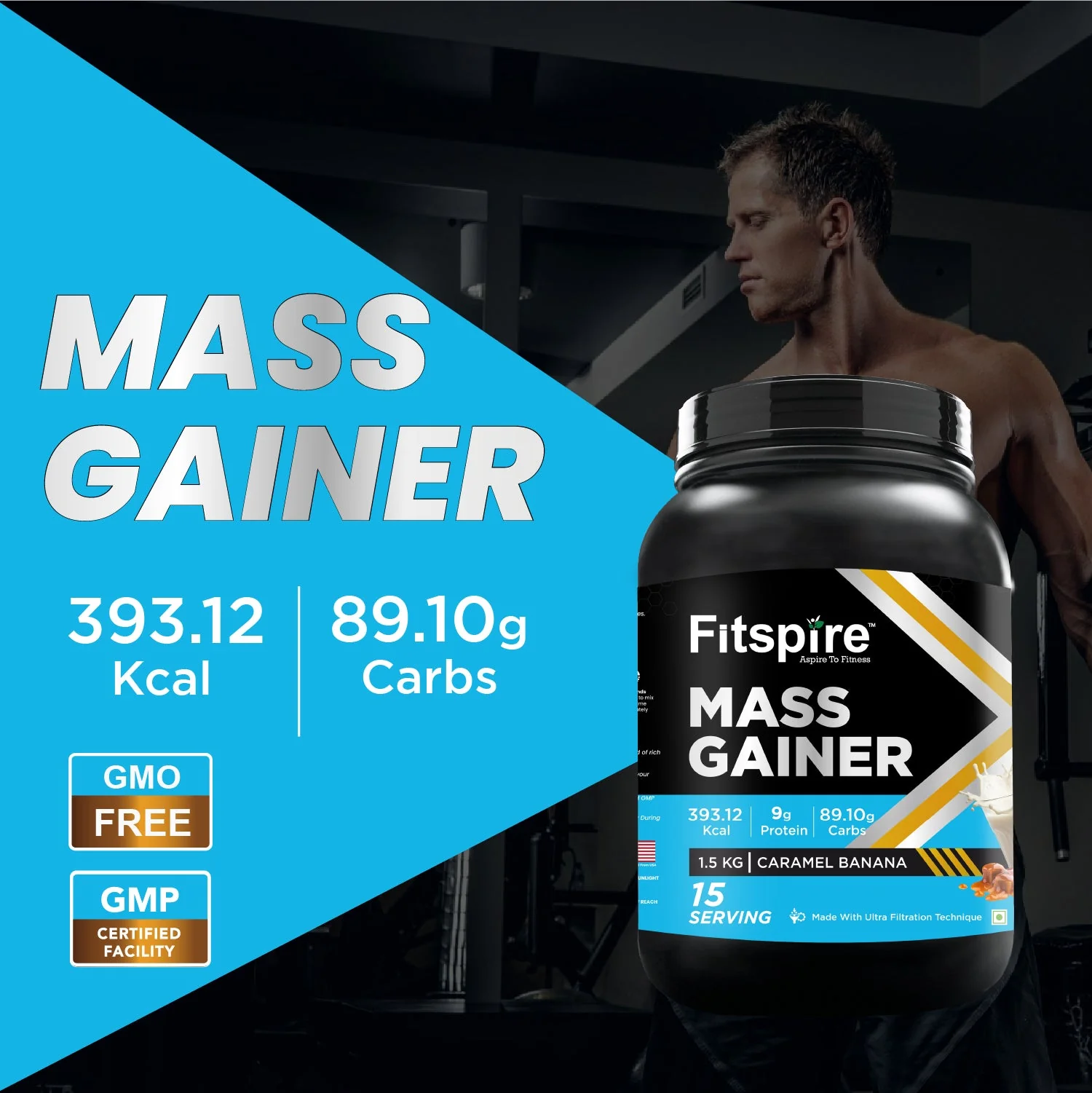 Fitspire Mass Gainer Pack Of 2 With Shaker - Image 13