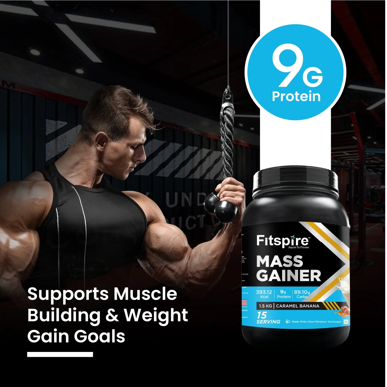 Fitspire Mass Gainer Pack Of 2 With Shaker - Image 14