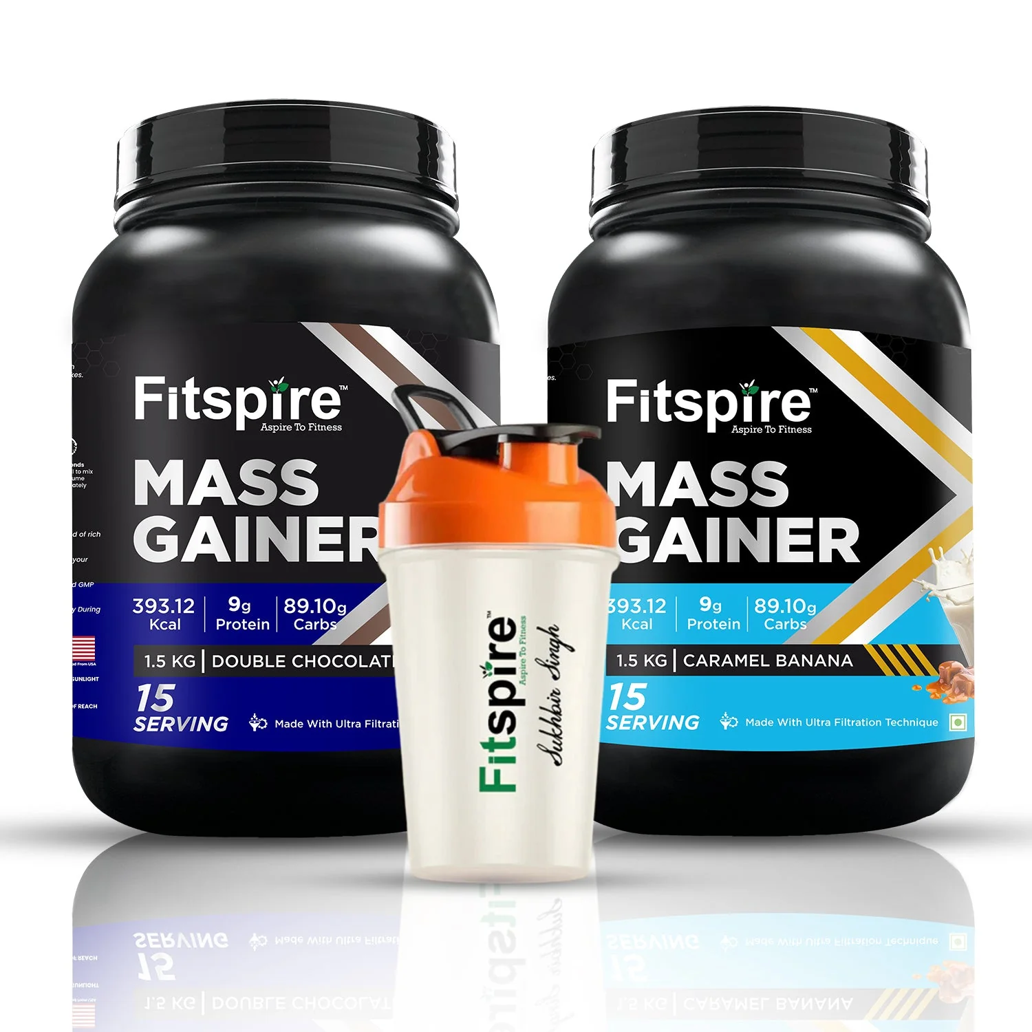 Fitspire Mass Gainer Pack Of 2 With Shaker - Image 17