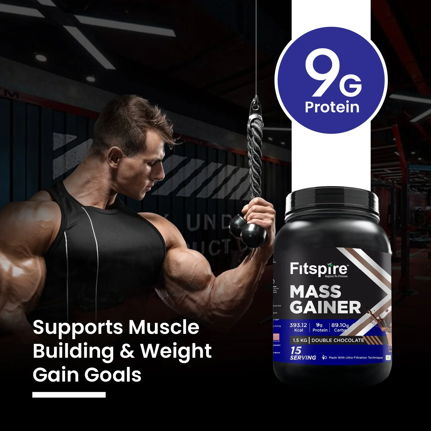 Fitspire Mass Gainer Pack Of 2 With Shaker - Image 6