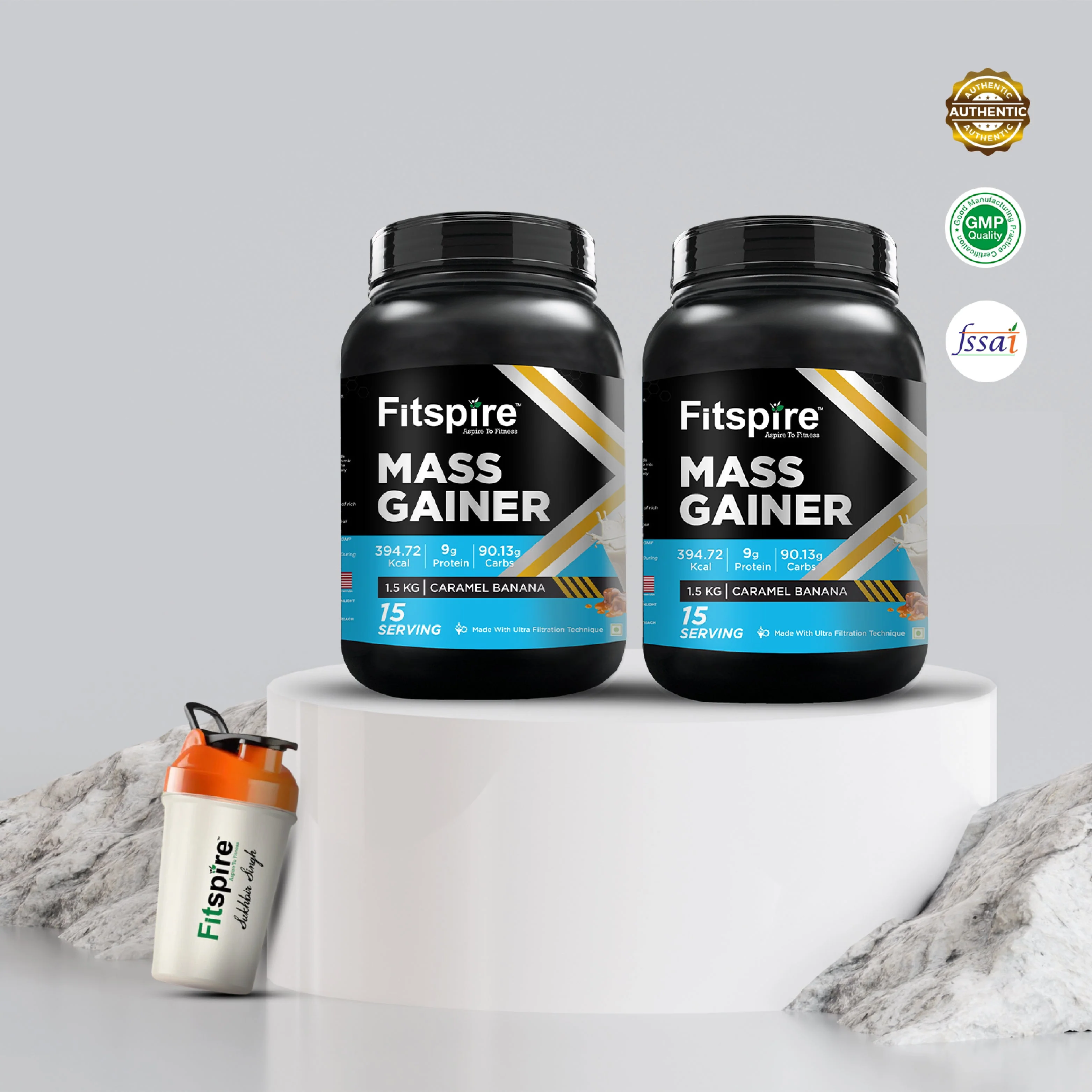 Fitspire Mass Gainer Pack Of 2 With Shaker - Image 9
