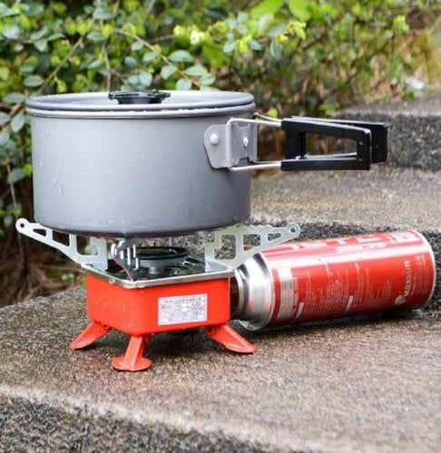 FlameX: Portable & Foldable Windproof Butane Camping Stove with High Heat Output for Outdoor Cooking, Hiking & Adventures - Image 3