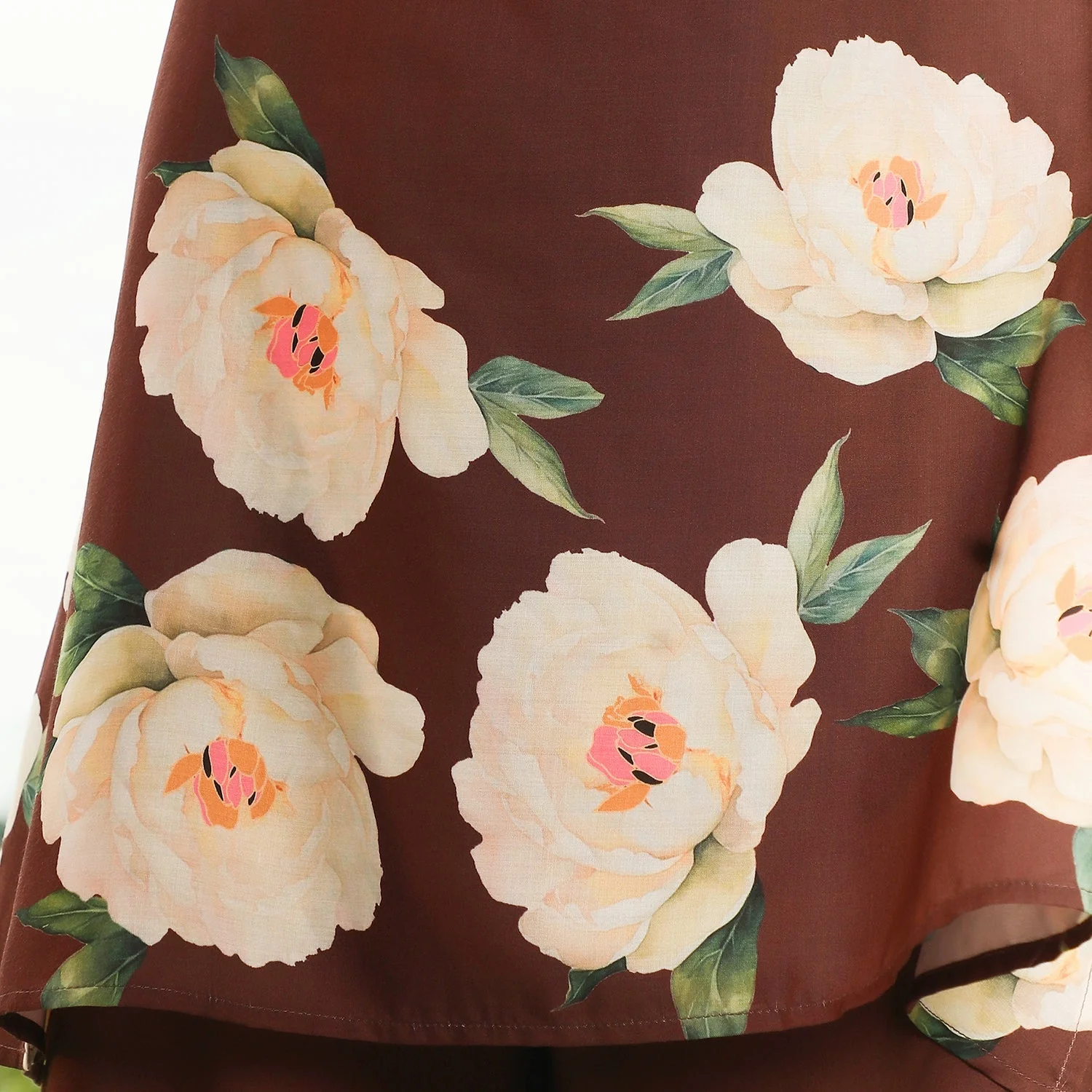 Flared Roses-Imprint Kurta Set - Image 8