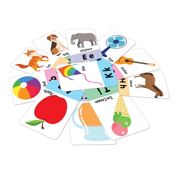 Flash Cards Alphabet - 30 Double Sided Wipe Clean Flash Cards for Kids (With Free Pen) - Image 4