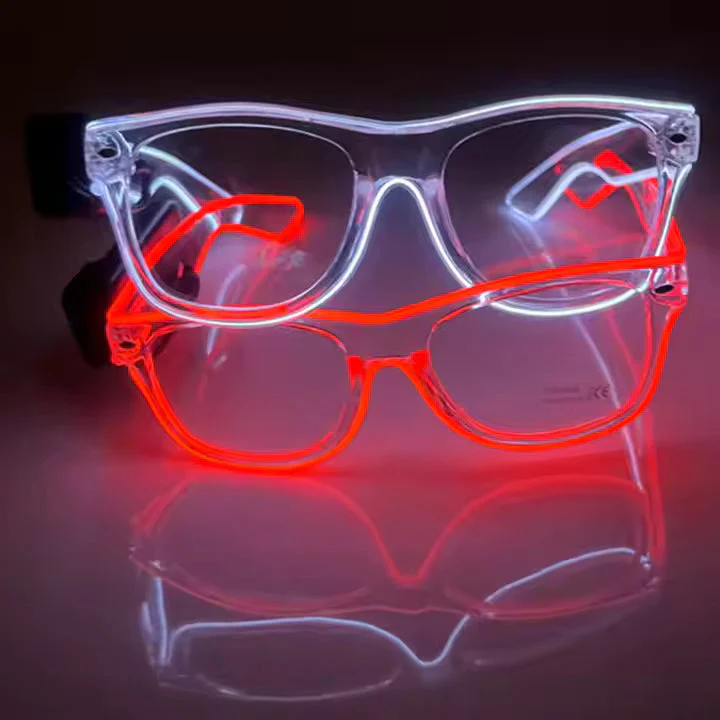 Flashing Led Party Glasses EL Wire For Party, Festivals And Nightclubs 1PC - Image 4