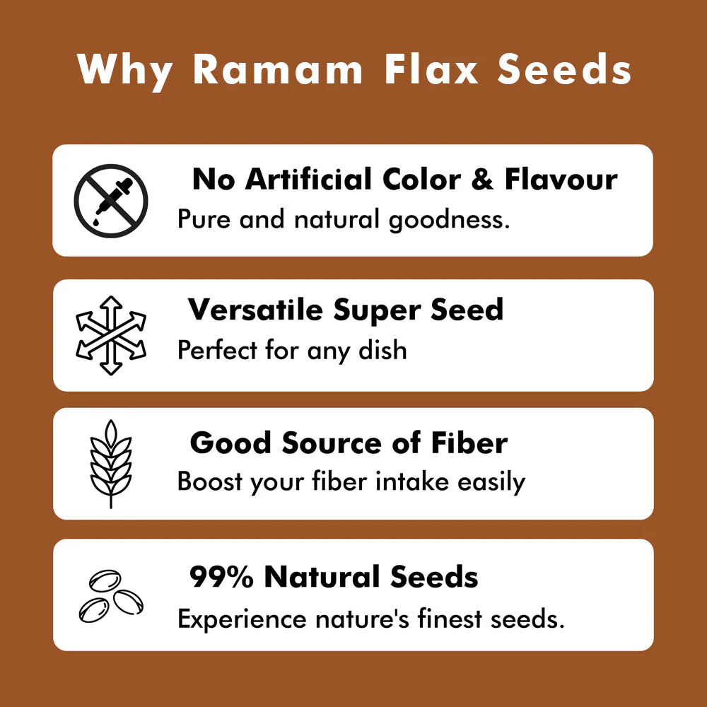 Flax Seeds 400g (Pack of 2) - Image 4