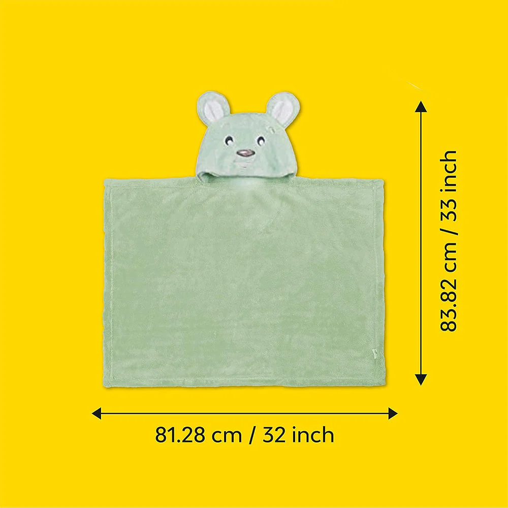 Fleece Baby Blanket With Hood - Image 15