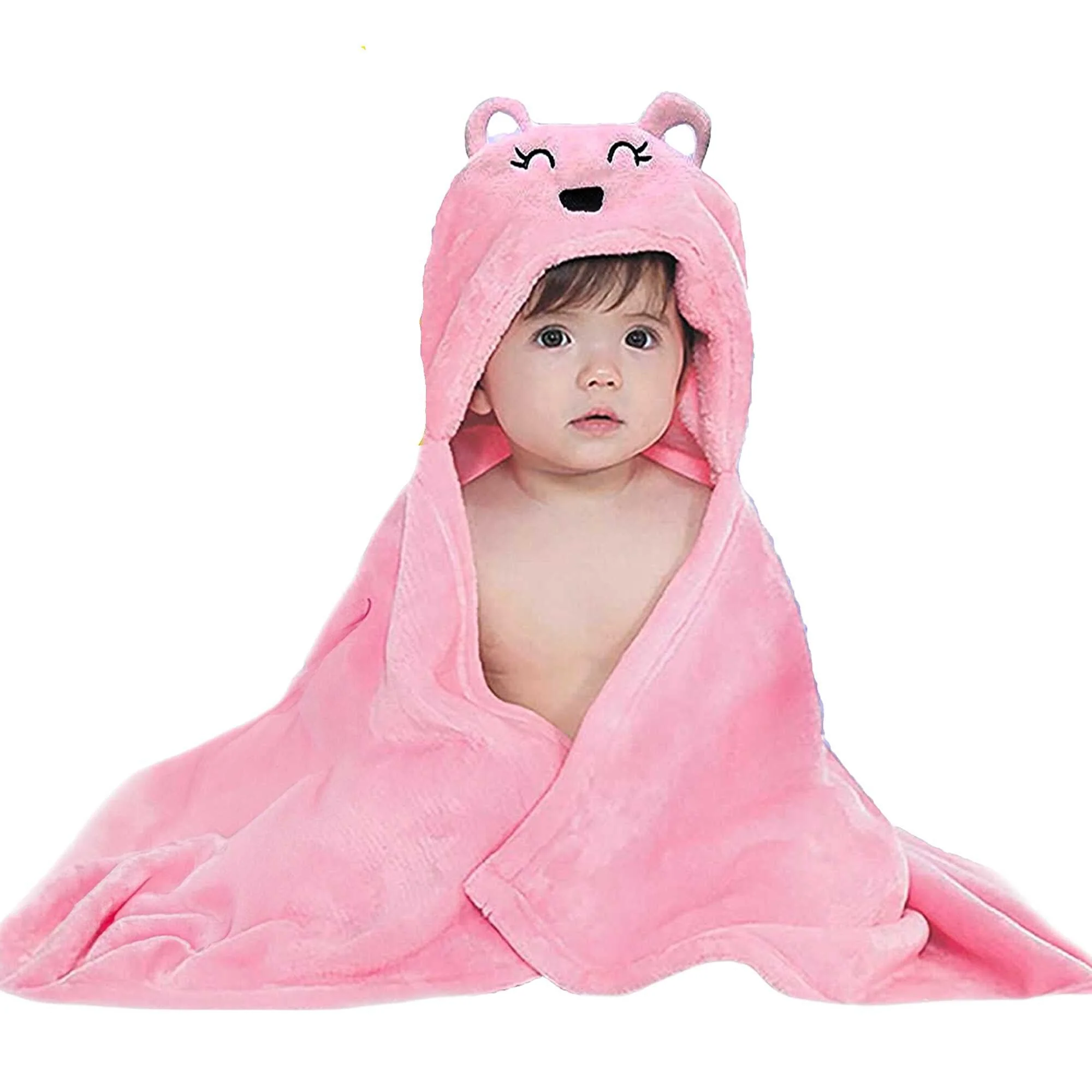 Fleece Baby Blanket With Hood - Image 16