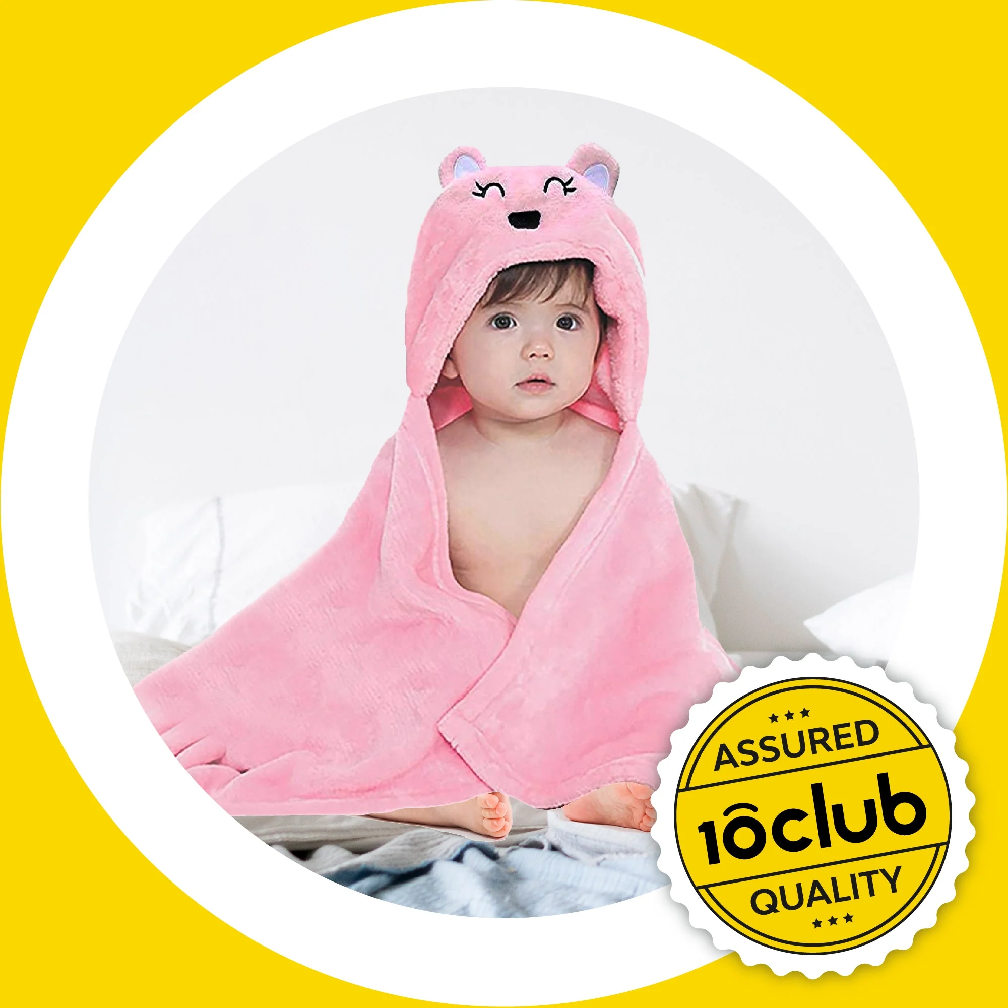 Fleece Baby Blanket With Hood - Image 17
