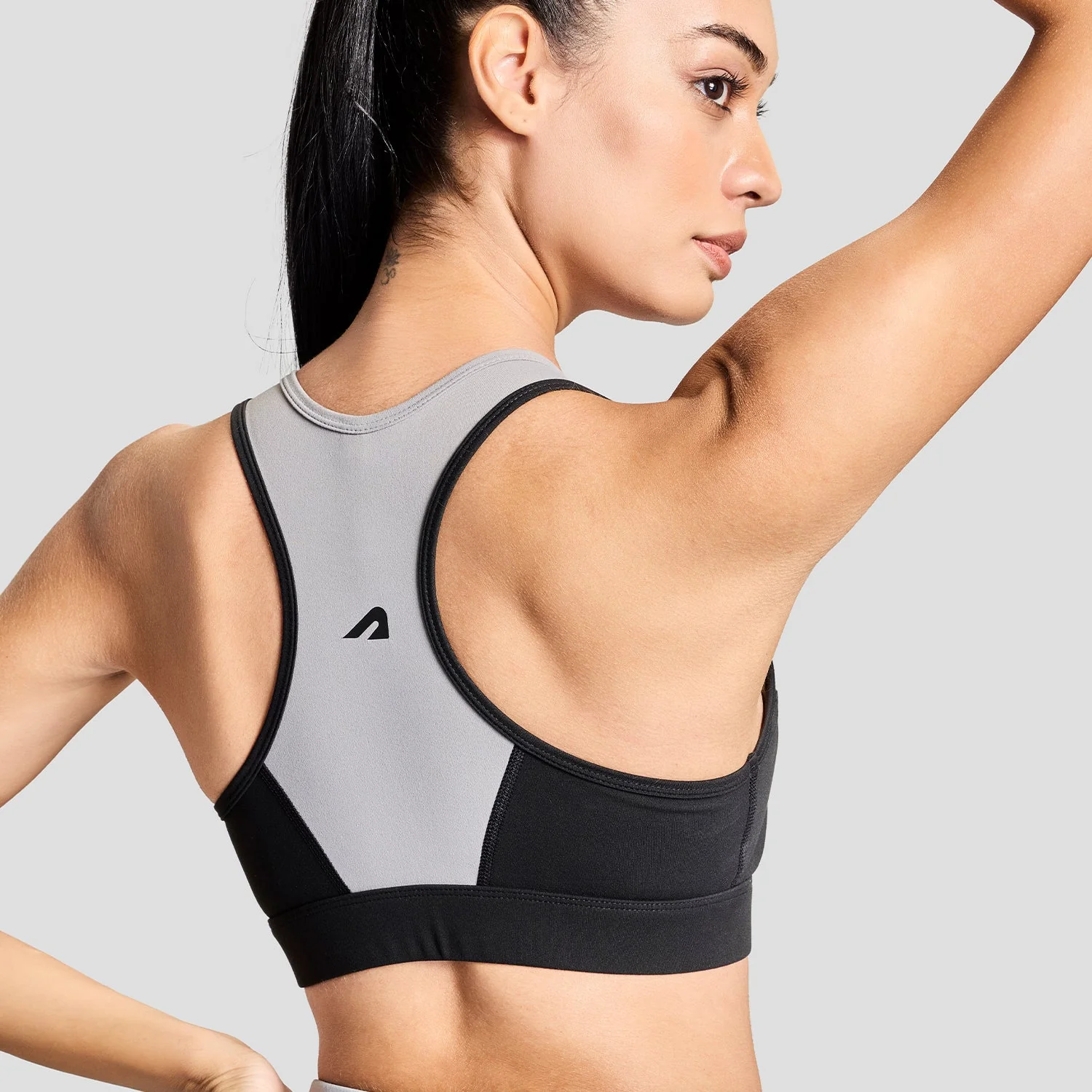 Flexform Sports Bra - Grey/Black - Image 2