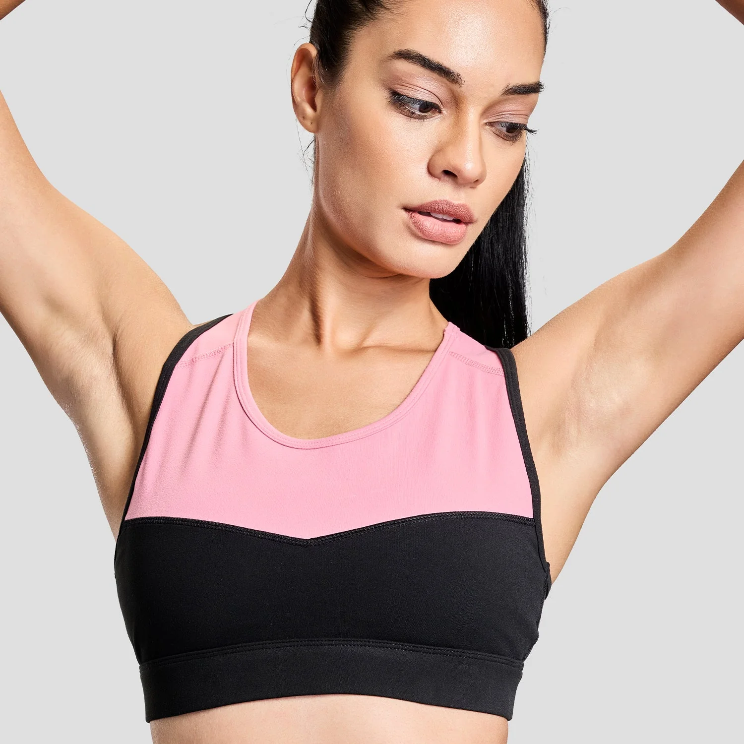 Flexform Sports Bra - Pink/Black - Image 8