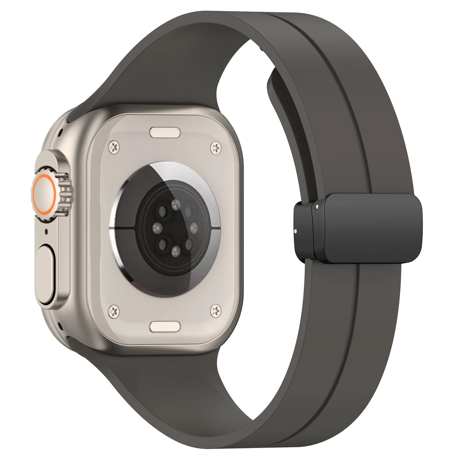 FLEXI SILICONE iWatch Strap Magnetic Buckle Strap  for apple Watch 38/40/41/49/45/44/42mm - Image 2