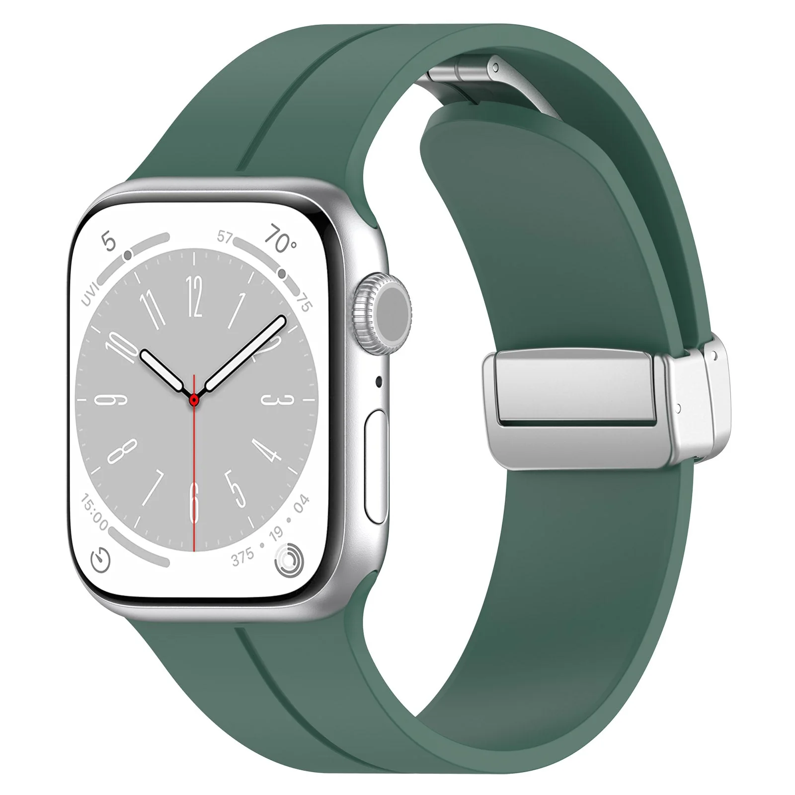 FLEXI SILICONE iWatch Strap Magnetic Buckle Strap  for apple Watch 38/40/41/49/45/44/42mm - Image 3