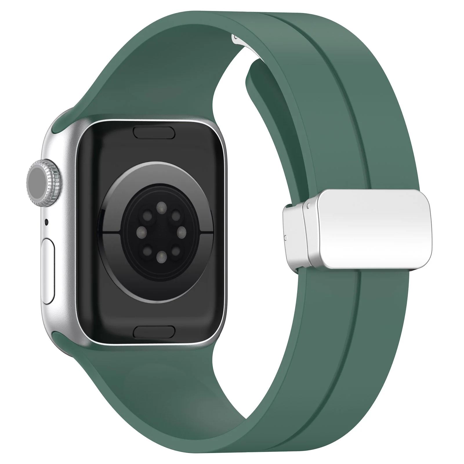 FLEXI SILICONE iWatch Strap Magnetic Buckle Strap  for apple Watch 38/40/41/49/45/44/42mm - Image 4