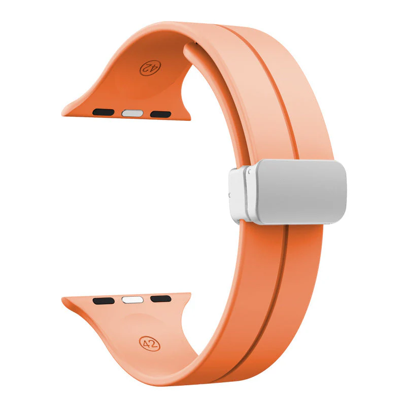 FLEXI SILICONE iWatch Strap Magnetic Buckle Strap  for apple Watch 38/40/41/49/45/44/42mm - Image 6