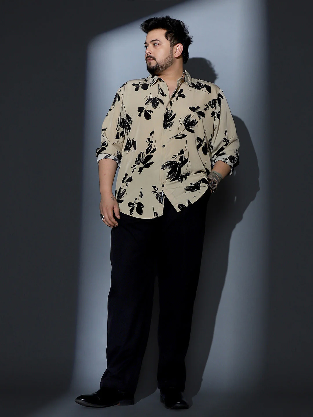 Flora-Stroke Imprint Shirt - Image 5