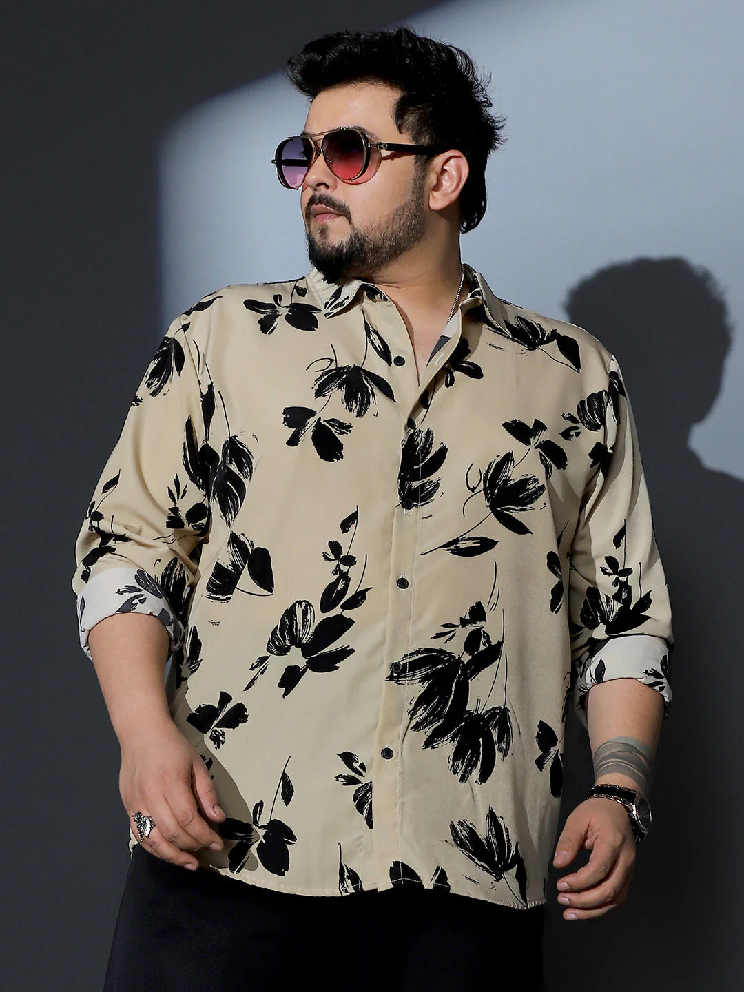 Flora-Stroke Imprint Shirt - Image 8